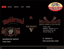Tablet Screenshot of motorradperformance.com